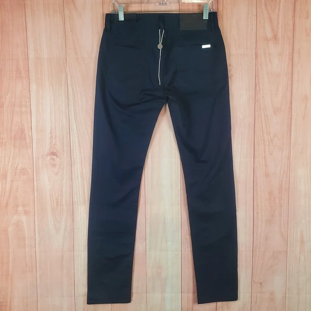 Armani Exchange Jeans Sz 29 R Navy Cotton Stretch 5 Pocket Slim Fit Classic